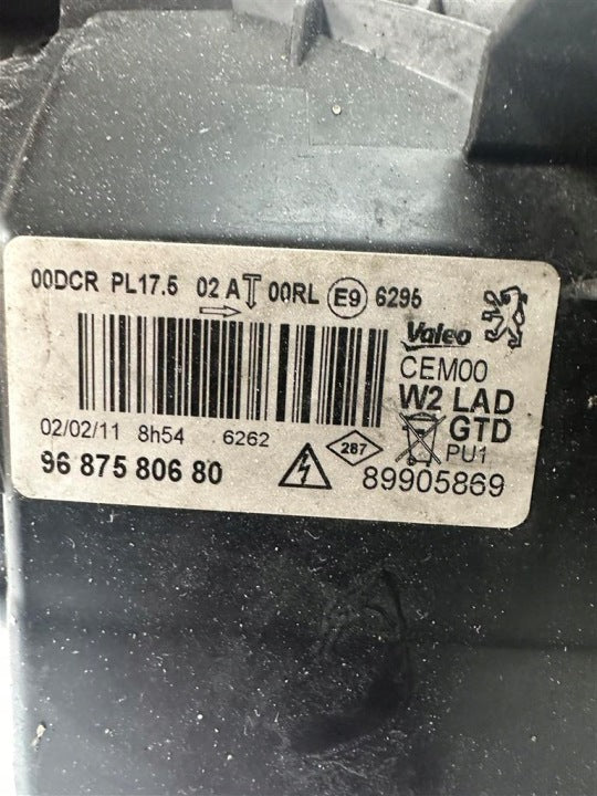 Frontscheinwerfer Peugeot 508 9687580680 Xenon Links Scheinwerfer Headlight SCH8354468738bm