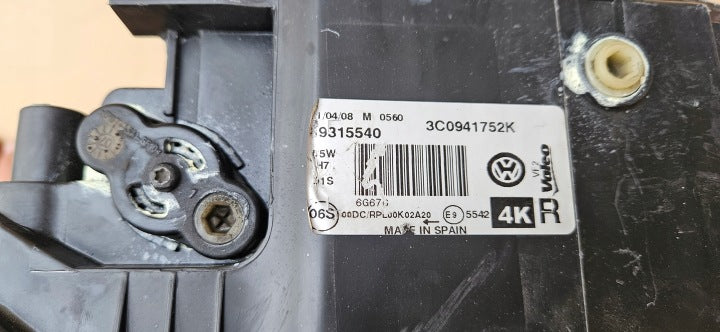 Frontscheinwerfer VW Passat 3C0941752K Xenon Rechts Scheinwerfer Headlight SCH8378802678xe