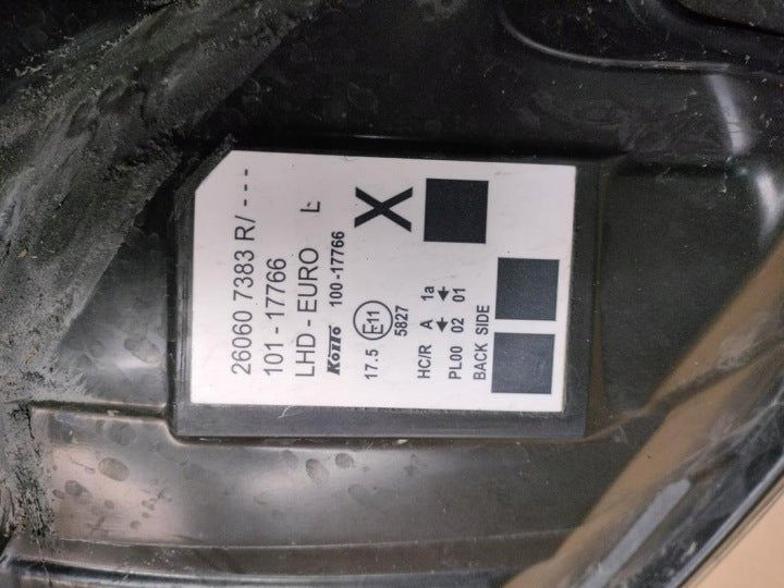 Frontscheinwerfer Renault Kangoo 260607383R Links Scheinwerfer Headlight SCH8396685817mi