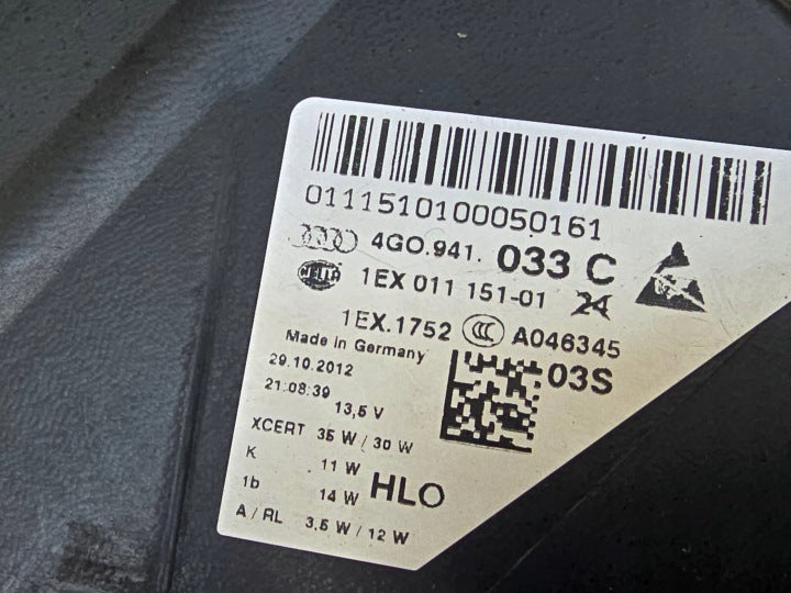 Frontscheinwerfer Audi A6 C7 4G0941033C Links Scheinwerfer Headlight SCH8409696101ps