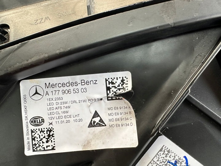 Frontscheinwerfer Mercedes-Benz W177 A1779065303 LED Links Headlight SCH8440148361cf
