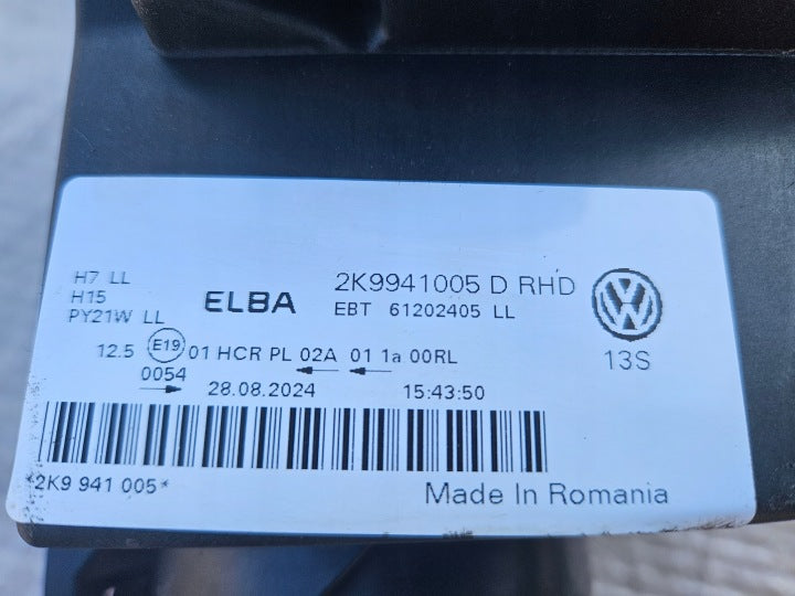Frontscheinwerfer VW Caddy 2K9941005 Links Scheinwerfer Headlight SCH8441176094mo