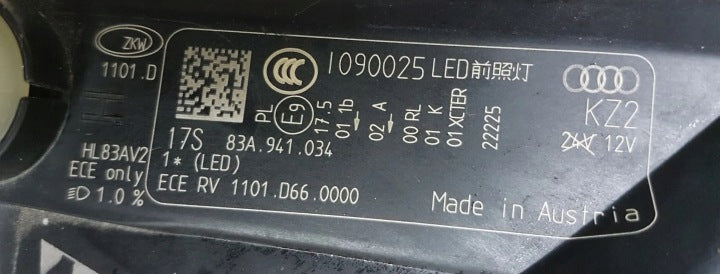 Frontscheinwerfer Audi Q3 83A941034 LED Rechts Scheinwerfer Headlight SCH8448155613cb