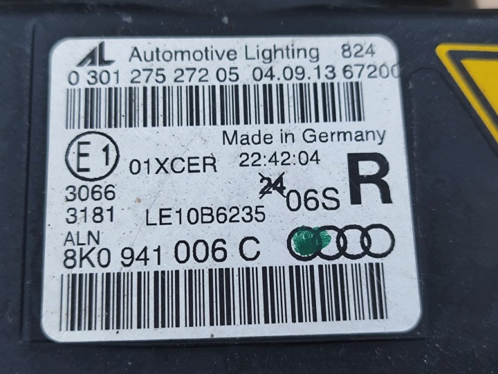 Frontscheinwerfer Audi A4 B8 8K0941006C Xenon Rechts Scheinwerfer Headlight SCH8456782255ht