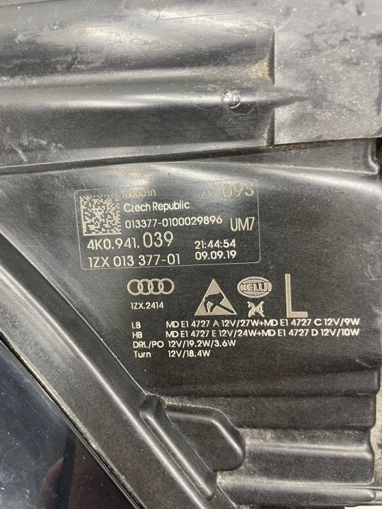 Frontscheinwerfer Audi A6 C8 4K0941039 Links Scheinwerfer Headlight SCH8477677900kj
