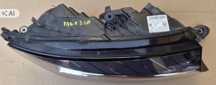 Frontscheinwerfer Skoda Fabia III 6V1941016D Rechts Scheinwerfer Headlight SCH8479778754cn