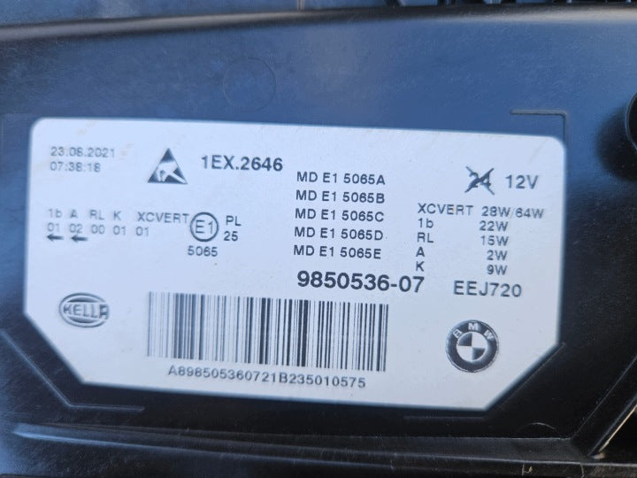 Frontscheinwerfer BMW 6 G32 9850536-07 Rechts Scheinwerfer Headlight SCH8498521576gx