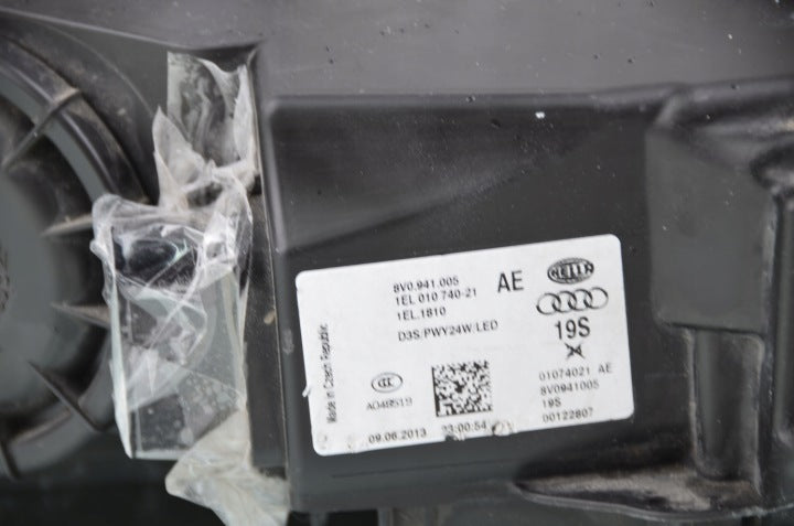 Frontscheinwerfer Audi A3 8V0941005 Links Scheinwerfer Headlight SCH8518813420ve