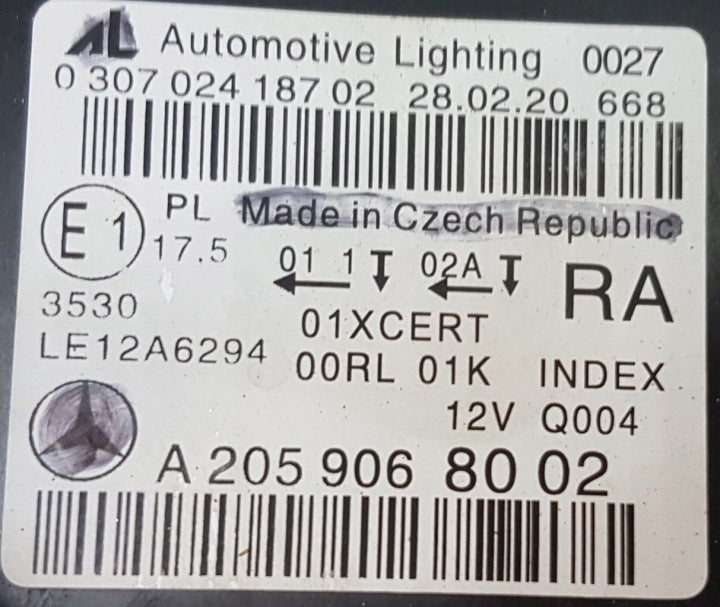 Frontscheinwerfer Mercedes-Benz W205 A2059068002 LED Rechts Headlight SCH8519899154cw