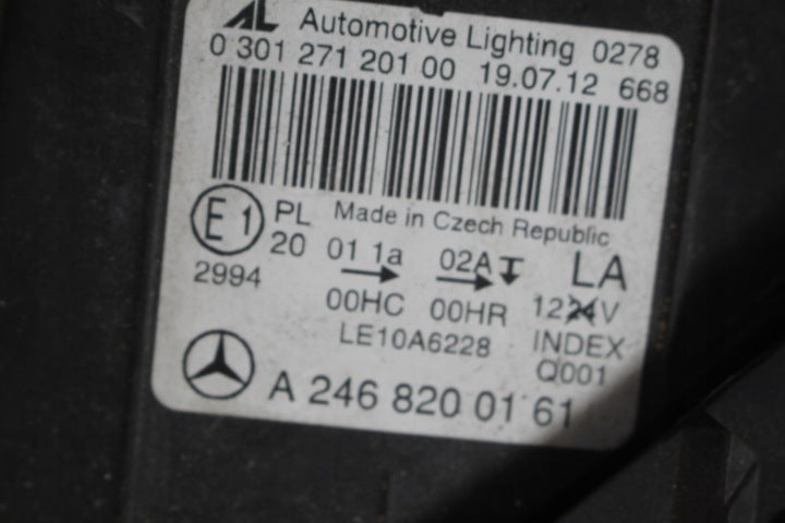 Frontscheinwerfer Mercedes-Benz W246 A2468200161 Links Scheinwerfer Headlight SCH8526996598gc