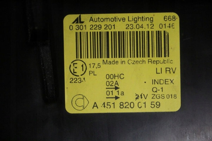 Frontscheinwerfer Smart Fortwo A4518200159 Links Scheinwerfer Headlight SCH8543222507bb