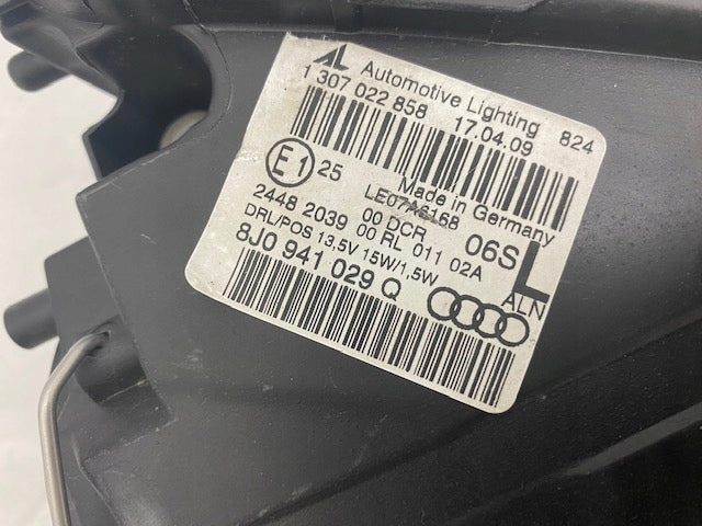 Frontscheinwerfer Audi Tt 8J0941029Q Links Scheinwerfer Headlight SCH8585943475jf