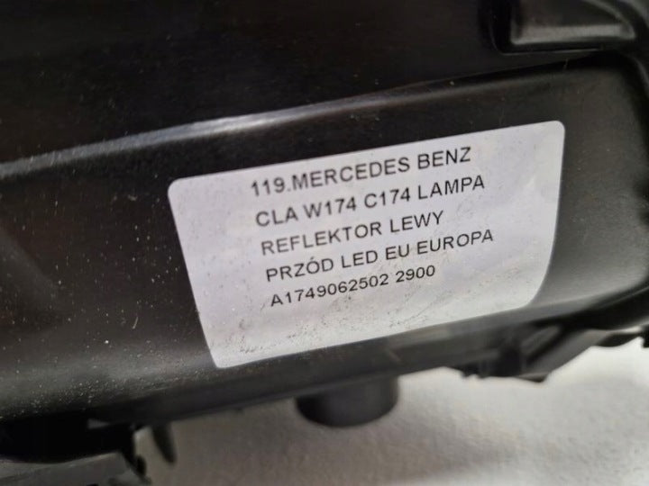 Frontscheinwerfer Mercedes-Benz Cla A1749062502 LED Links Scheinwerfer Headlight SCH8586245488vc