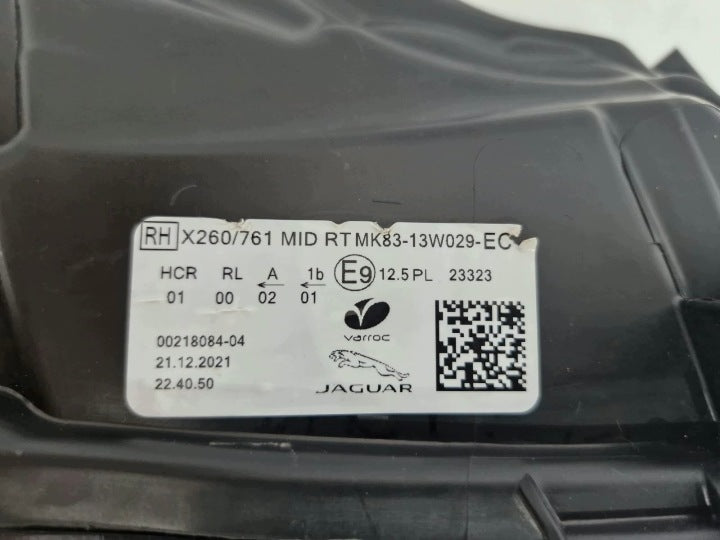 Frontscheinwerfer Jaguar F-Pace MK83-13W029-EC Rechts Scheinwerfer Headlight SCH8618031688ra