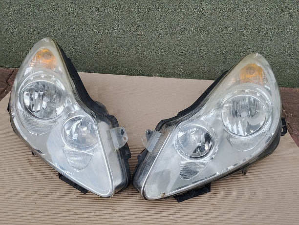 Frontscheinwerfer Opel Corsa D 13186381EF Ein Satz Scheinwerfer Headlight SCH8619685184qb