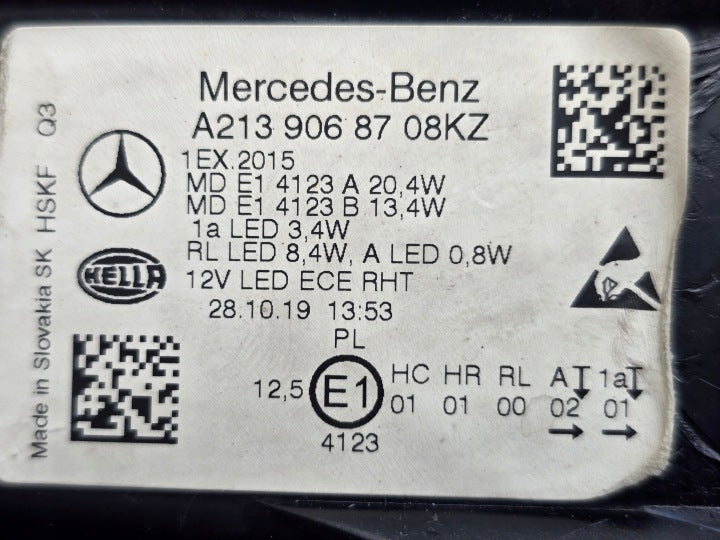 Frontscheinwerfer Mercedes-Benz W213 A2139068708 Links Scheinwerfer Headlight SCH8684425727cd