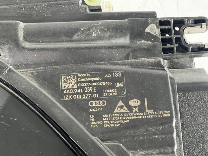 Frontscheinwerfer Audi A6 4K0941039E 1ZX01337701 Links Scheinwerfer Headlight SCH8706389743eh