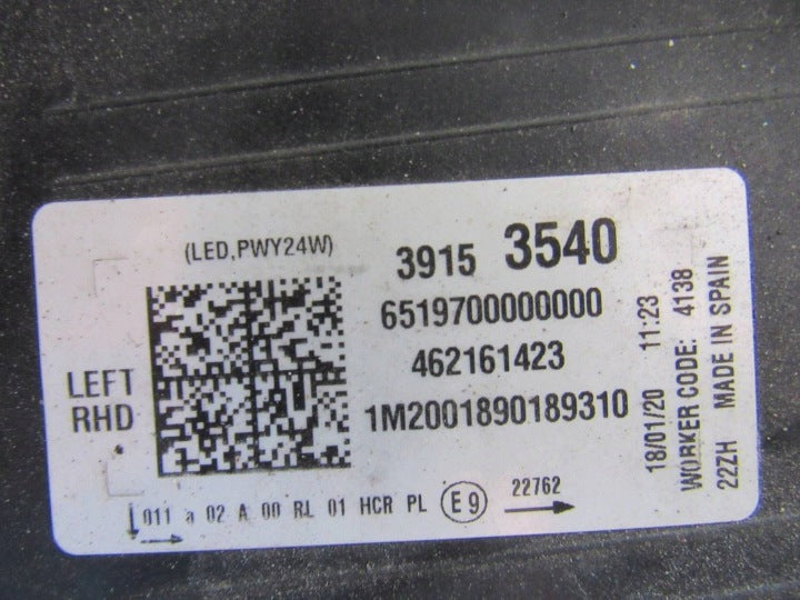 Frontscheinwerfer Opel Crossland X 462161423 LED Links Scheinwerfer Headlight SCH8741748269he