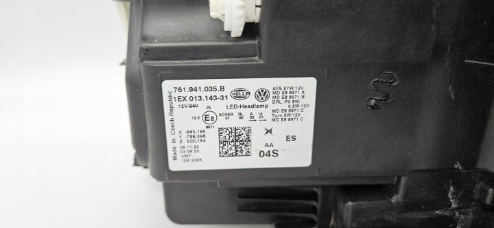 Frontscheinwerfer VW Touareg 761941035B LED Links Scheinwerfer Headlight SCH8743041127pz