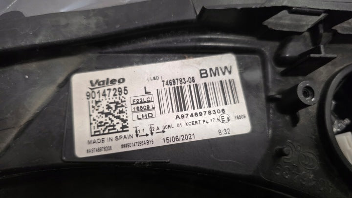 Frontscheinwerfer BMW 2 F22 F87 F23 7469783 LED Links Scheinwerfer Headlight SCH8799042760hm