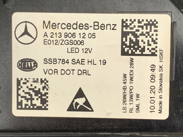 Frontscheinwerfer Mercedes-Benz W213 A2139061205 LED Rechts Headlight SCH8802203526wv