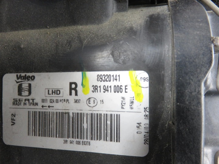 Frontscheinwerfer Seat Exeo 3R1941006E Rechts Scheinwerfer Headlight SCH8857424690ql