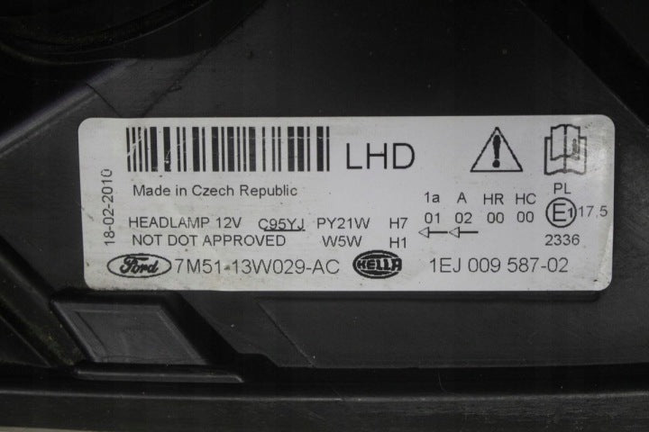 Frontscheinwerfer Ford C-Max 7M51-13W029-AC Rechts Scheinwerfer Headlight SCH8905015543ys