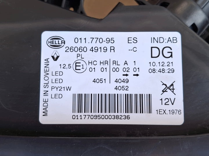 Frontscheinwerfer Renault Kadjar 260604919R Links Scheinwerfer Headlight SCH8973119102lj