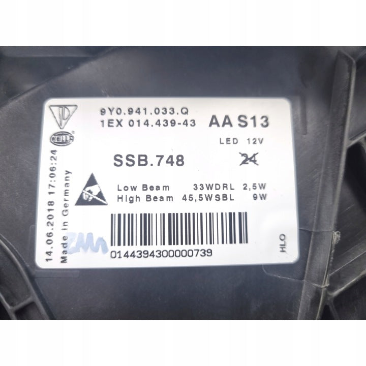 Frontscheinwerfer Porsche Cayenne 9ya 9Y0941033Q Links Scheinwerfer Headlight SCH8998761239wo