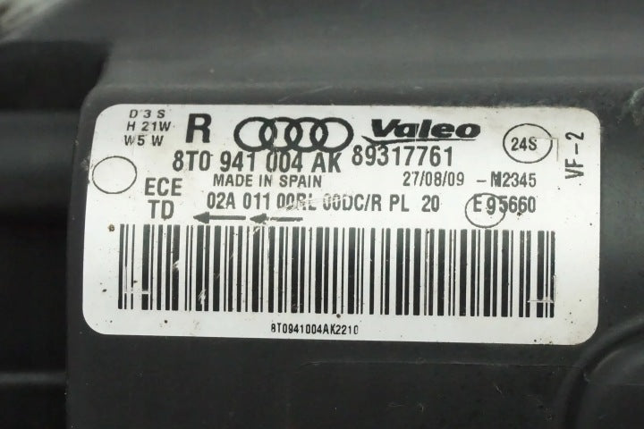 Frontscheinwerfer Audi A5 8T0941004AK Rechts Scheinwerfer Headlight SCH9072918614rh