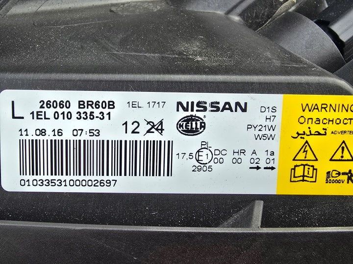 Frontscheinwerfer Nissan Qashqai I 1EL010335-31 Links Scheinwerfer Headlight SCH9076762279ud