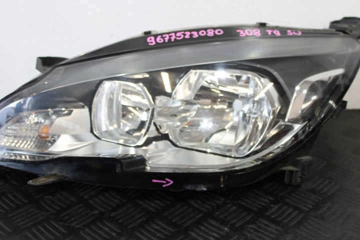 Frontscheinwerfer Peugeot 308 I 9677523080 Links Scheinwerfer Headlight SCH9089430847bv