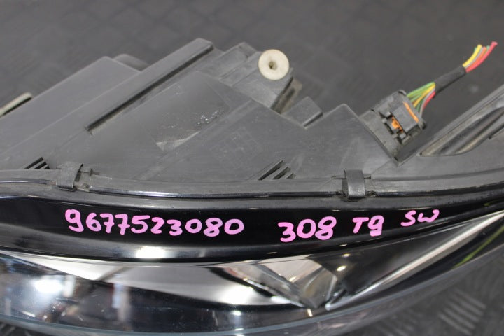 Frontscheinwerfer Peugeot 308 I 9677523080 Links Scheinwerfer Headlight SCH9089430847bv