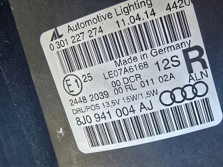 Frontscheinwerfer Audi Tt 8J0941004AJ LED Rechts Scheinwerfer Headlight SCH9121949552da