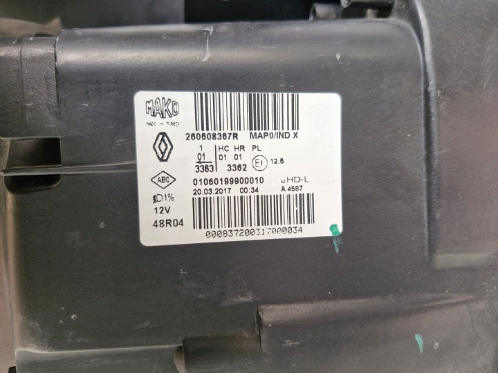 Frontscheinwerfer Renault Clio IV 260608367 Links Scheinwerfer Headlight SCH9127102825es