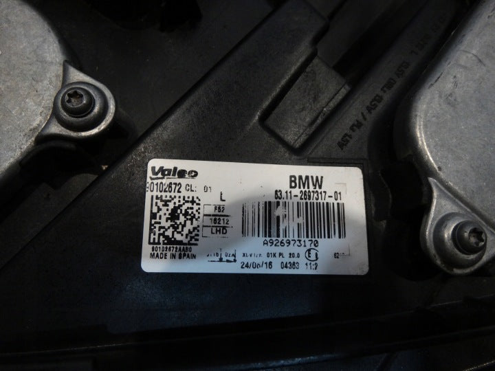 Frontscheinwerfer BMW 1 2697317-01 LED Links Scheinwerfer Headlight SCH9144334933qq