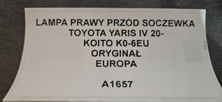 Frontscheinwerfer Toyota Yaris K0-6EU Rechts Scheinwerfer Headlight SCH9170762331so