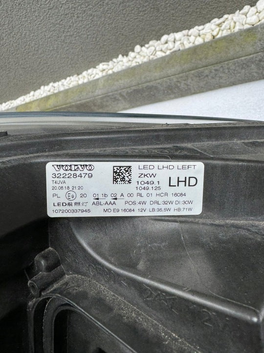 Frontscheinwerfer Volvo V40 32228479 Full LED Links Scheinwerfer Headlight SCH9247432318dr