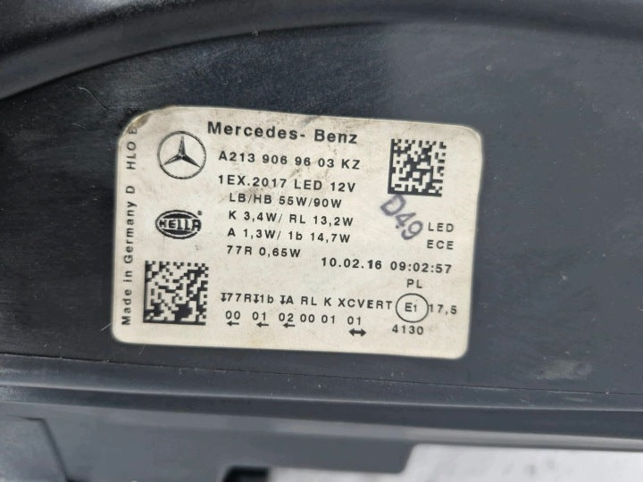 Frontscheinwerfer Mercedes-Benz W213 A2139069603 Rechts Scheinwerfer Headlight SCH9287074300qs