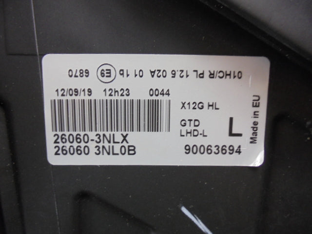 Frontscheinwerfer Nissan Leaf Ze0 90063694 Links Scheinwerfer Headlight SCH9326613774lk