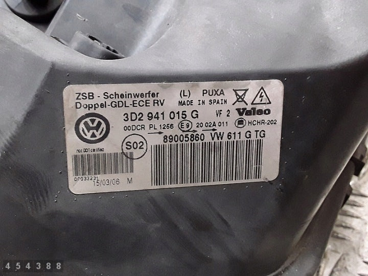 Frontscheinwerfer VW Phaeton 3D2941015G Links Scheinwerfer Headlight SCH9365863757wl