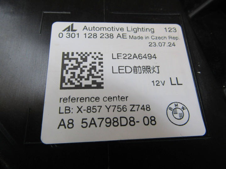 Frontscheinwerfer BMW 5 5A798D8 LED Rechts Scheinwerfer Headlight SCH9368590939vc