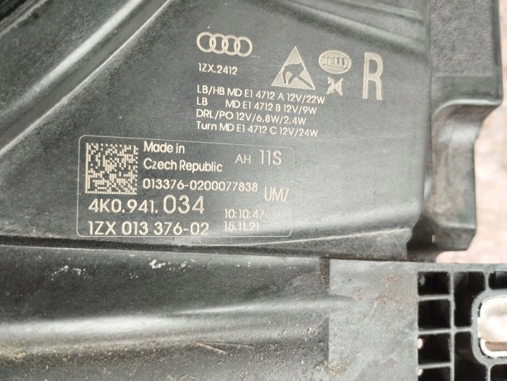 Frontscheinwerfer Audi A6 C8 4K0941034 Full LED Rechts Scheinwerfer Headlight SCH9417328903my