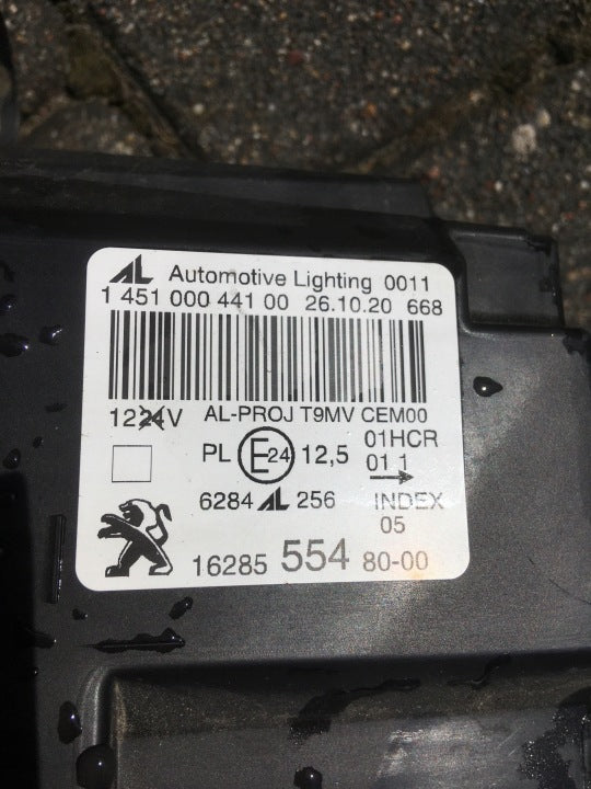 Frontscheinwerfer Peugeot 308 1628555480 Links Scheinwerfer Headlight SCH9464475146fw