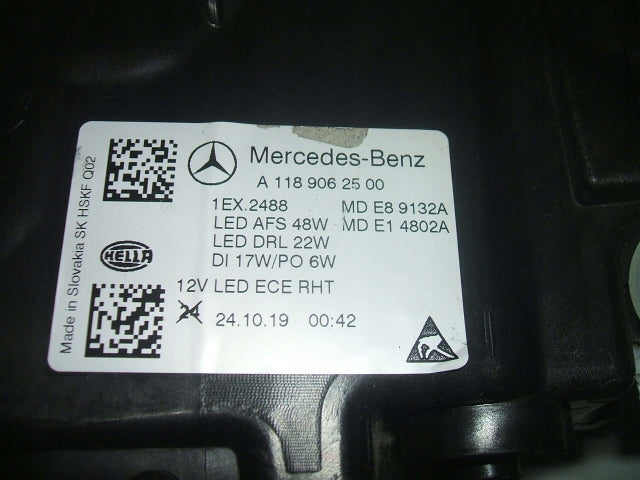 Frontscheinwerfer Mercedes-Benz Cla A1189062500 A1189062600 LED Ein Satz SCH9497089448lv