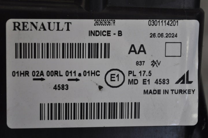 Frontscheinwerfer Dacia Duster 260609367R LED Links Scheinwerfer Headlight SCH9501054590ov