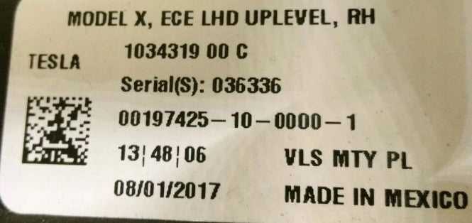 Frontscheinwerfer Tesla Model X 1034319-00-C Full LED Rechts oder Links SCH9501285157xj