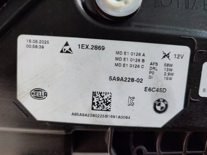 Frontscheinwerfer BMW X1 5A9A228-02 Rechts Scheinwerfer Headlight SCH9529735702uh