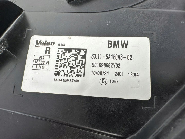 Frontscheinwerfer BMW X2 F39 5A1E0A8-02 LED Rechts Scheinwerfer Headlight SCH9562055462ty