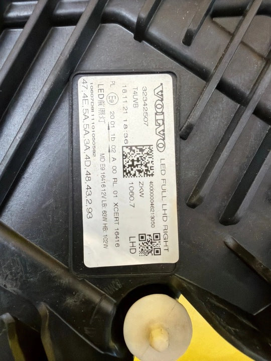 Frontscheinwerfer Volvo Xc60 II 32342507 LED Rechts Scheinwerfer Headlight SCH9564324656cs